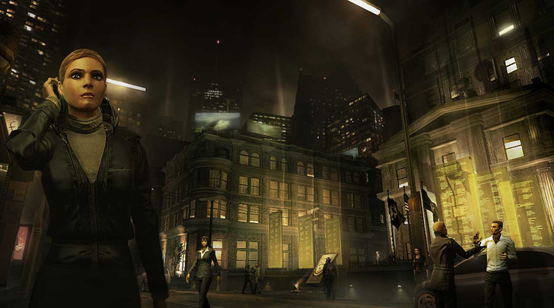 Illustration for article titled New Deus Ex: Human Revolution Screens Black, Gold & A Little Old